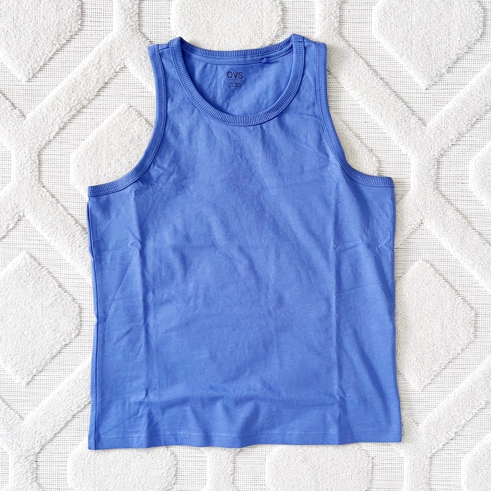 Blue tank top